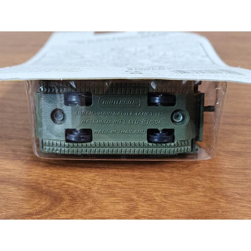 Vintage Diecast 1995 Matchbox Moving Parts #54 Abrams M1 Green Tank New